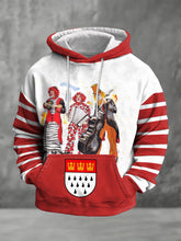 Herren Kölner Karneval Übergroßer Hoodie